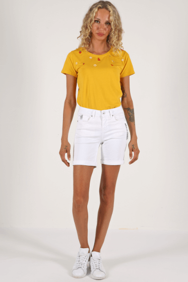 Miracle Of Denim Lucky Short, White
