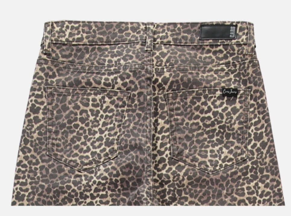 Cars Dames Jeans Yara Leopard Wide Leg