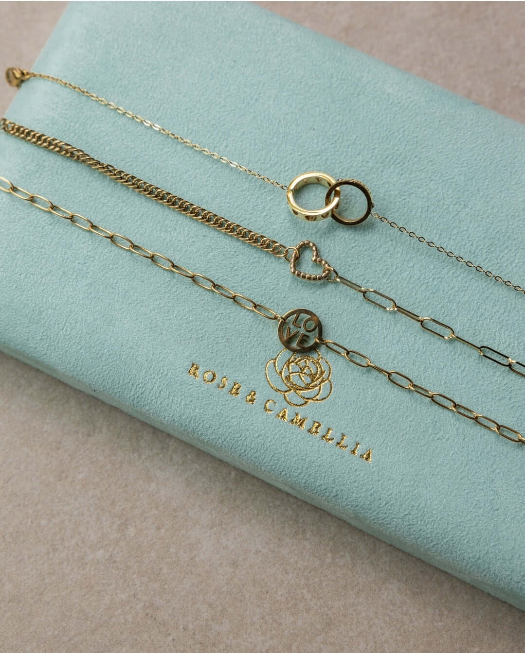 Sieraden Rose & Camellia Armband, goud