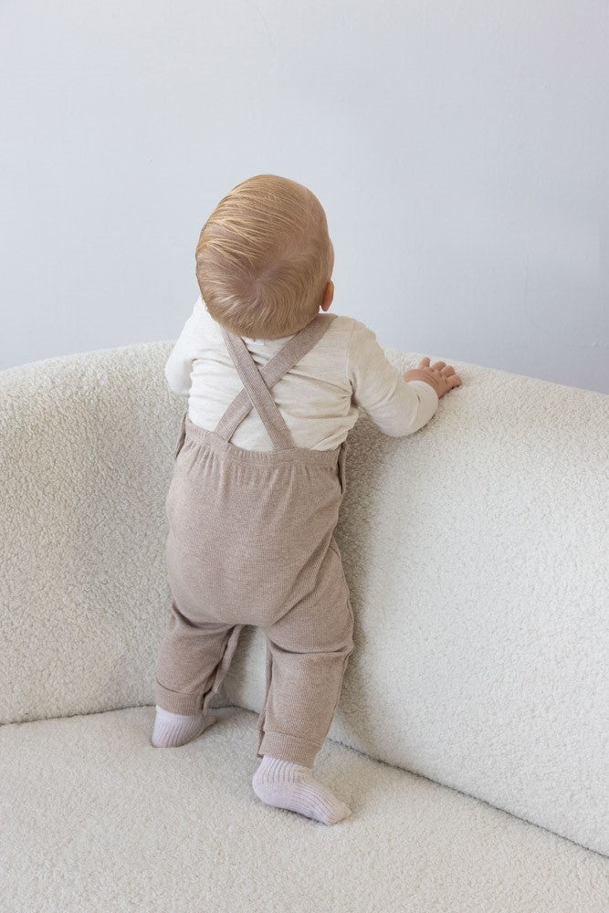 Feetje Baby Tuinbroek, The Magic is in You, Taupe Melange