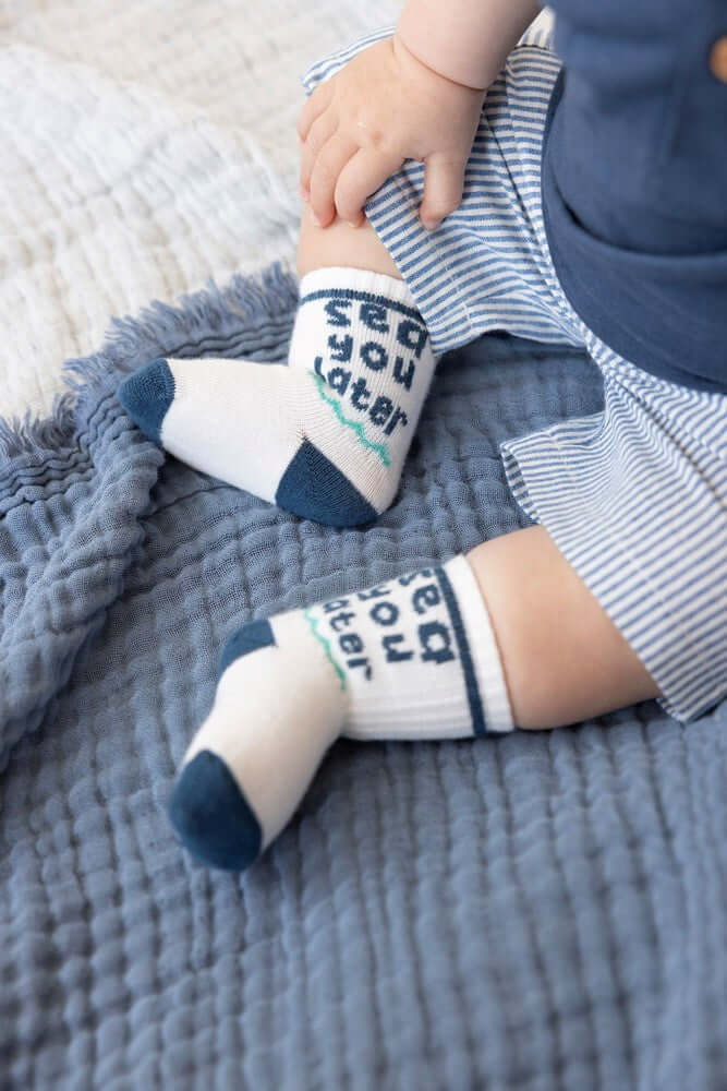 Feetje Jongens, Short streep chambray, Seaside Happiness, Shambray