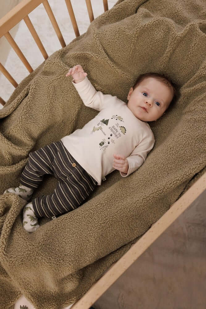 Feetje Broek Rib, RAWRSOM, Antraciet Melange