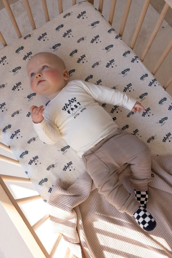 Feetje Longsleeve, LET'S GO, Offwhite