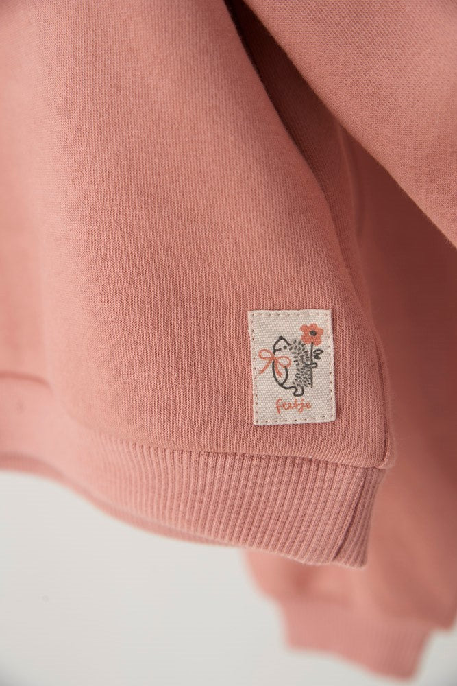 Feetje Sweater, WOODLAND BLOOM, Mauve