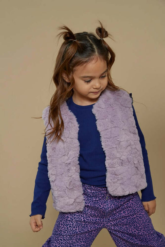 Jubel Omkeerbaar Teddy Gilet, WILD SOUL, Lila