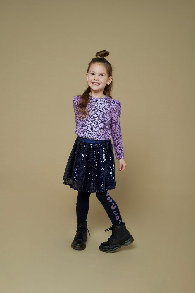 Jubel Pailetten Rok, WILD SOUL, Indigo