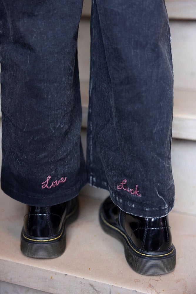 Jubel, Culotte Denim Look, QUEENS OF HEARTS,Antraciet