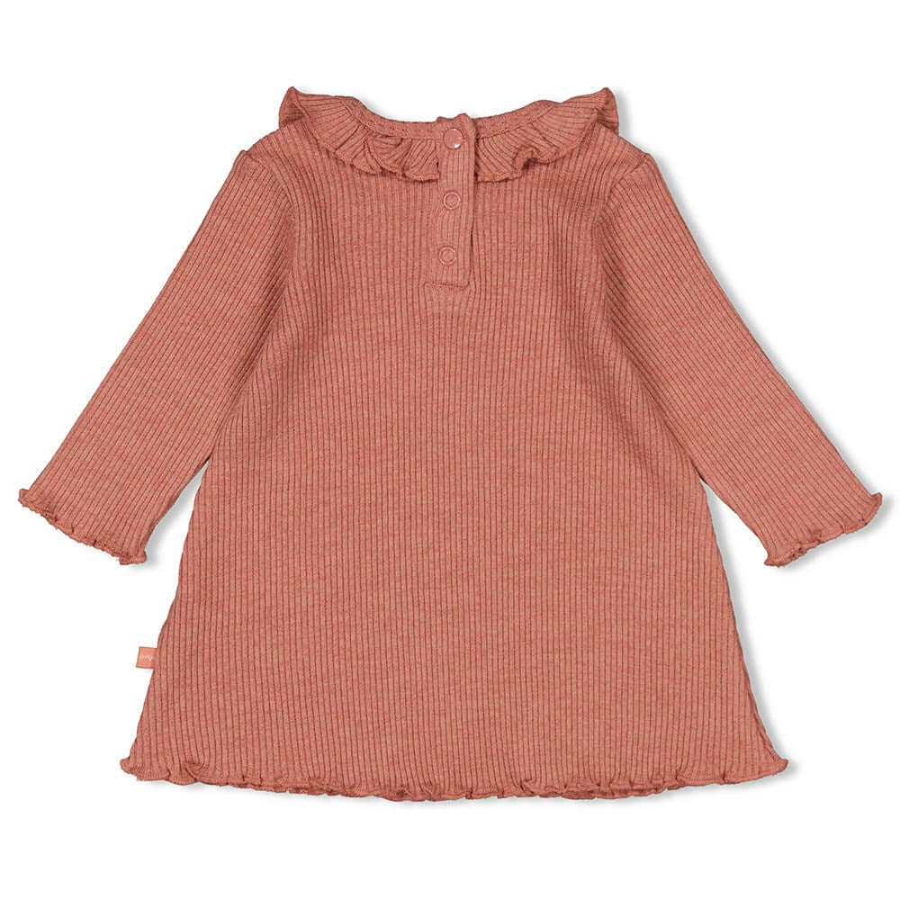 Feetje Dress Rib Grow Your Own WAY Berry Melange