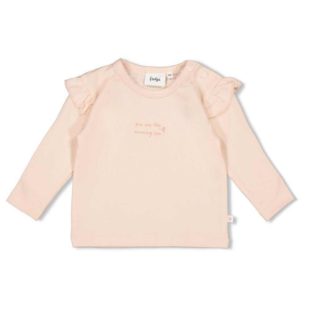 Feetje Longsleeve, MORNING SUN, Roze
