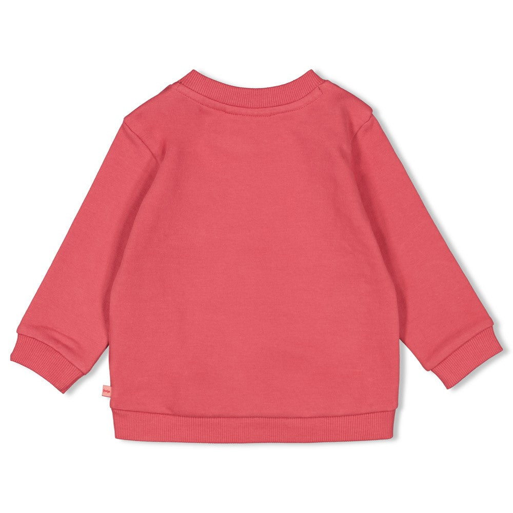 Feetje Sweater, QUEEN OF HEARTS,Roze