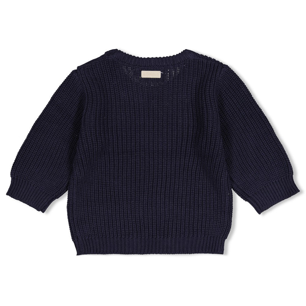 Feetje, Sweater gebreid - Built for Fun,Marine