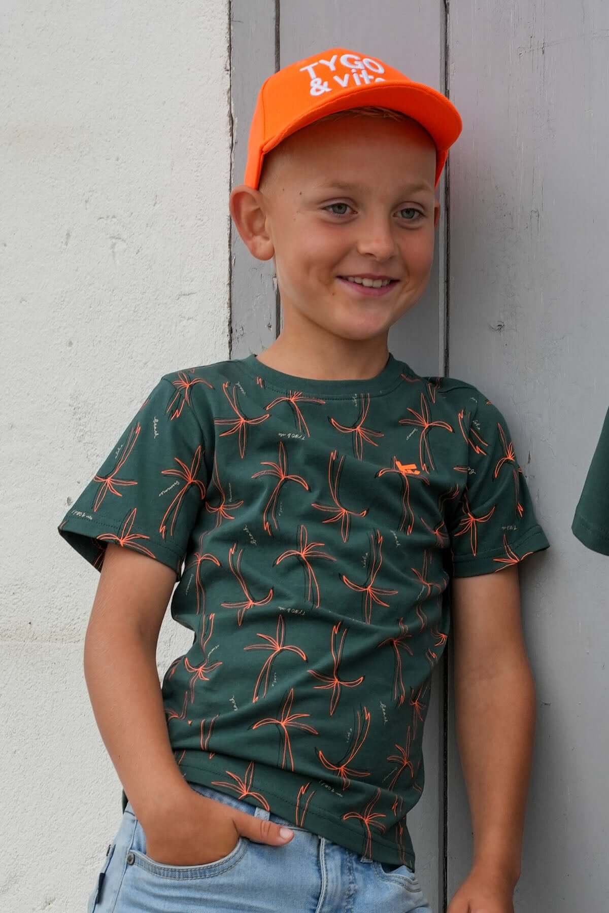 Tygo & vito T-shirt THIJS, Storm Green