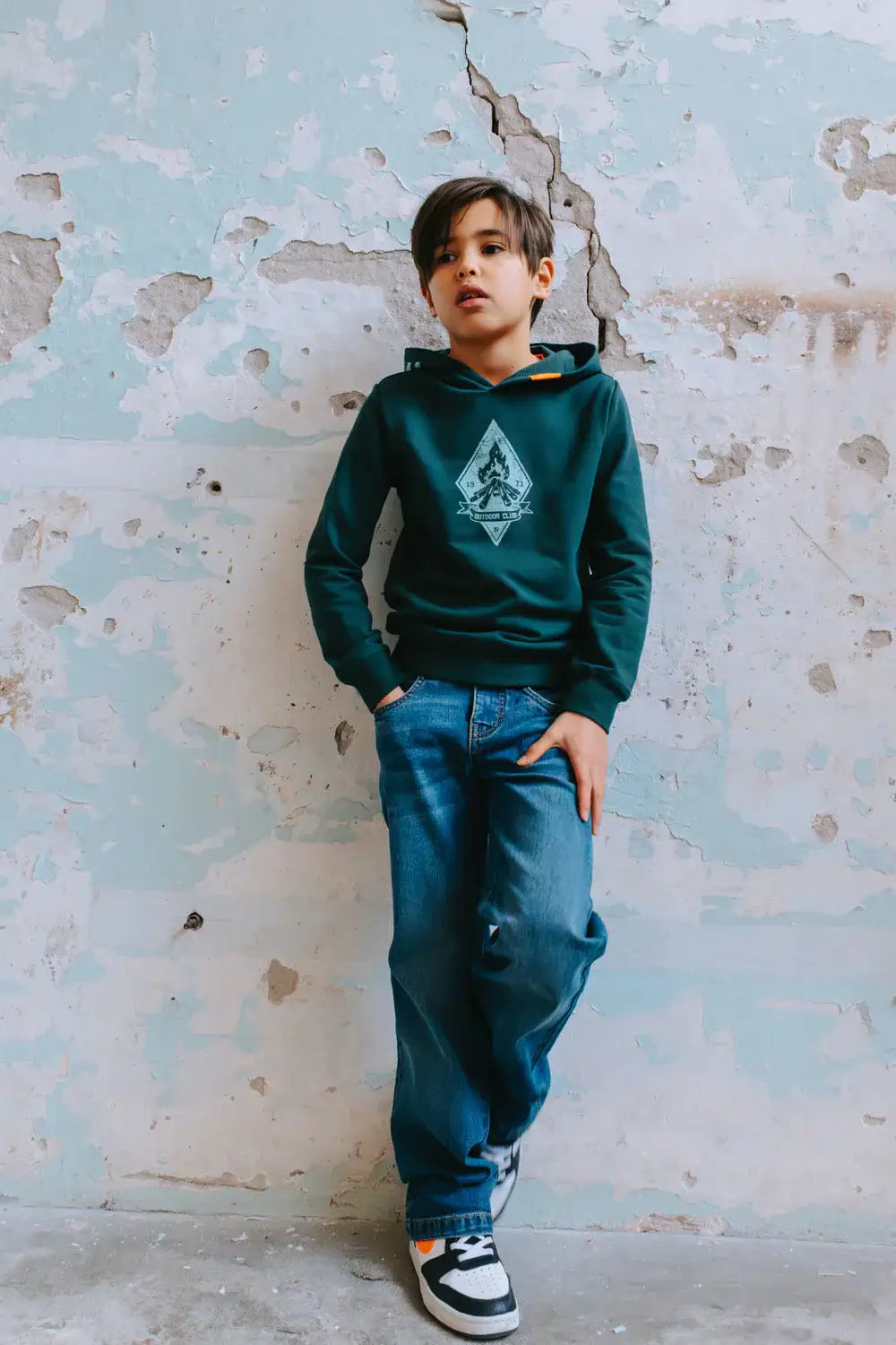 Tygo & vito Hoodie HOBIE, Storm green