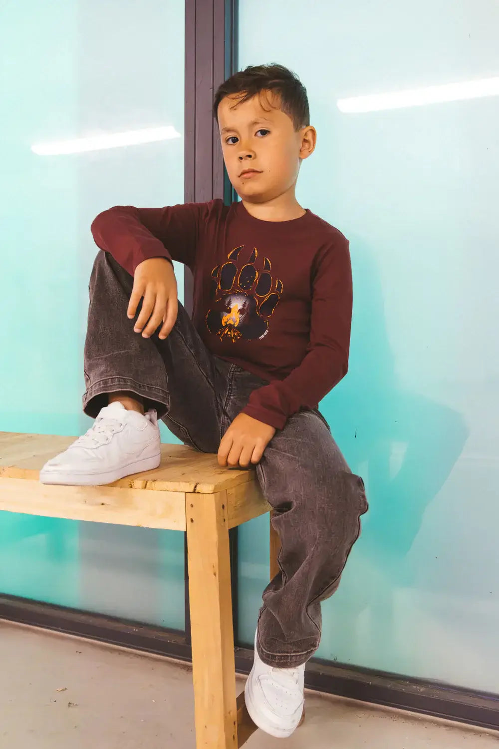 Tygo & vito Longsleeve MAX, Maroon