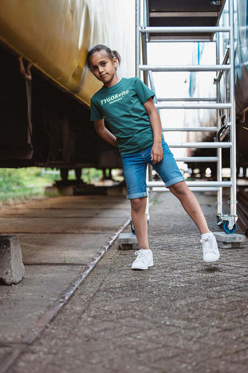 Tygo & Vito Stretch Denim Short Light Gebraucht