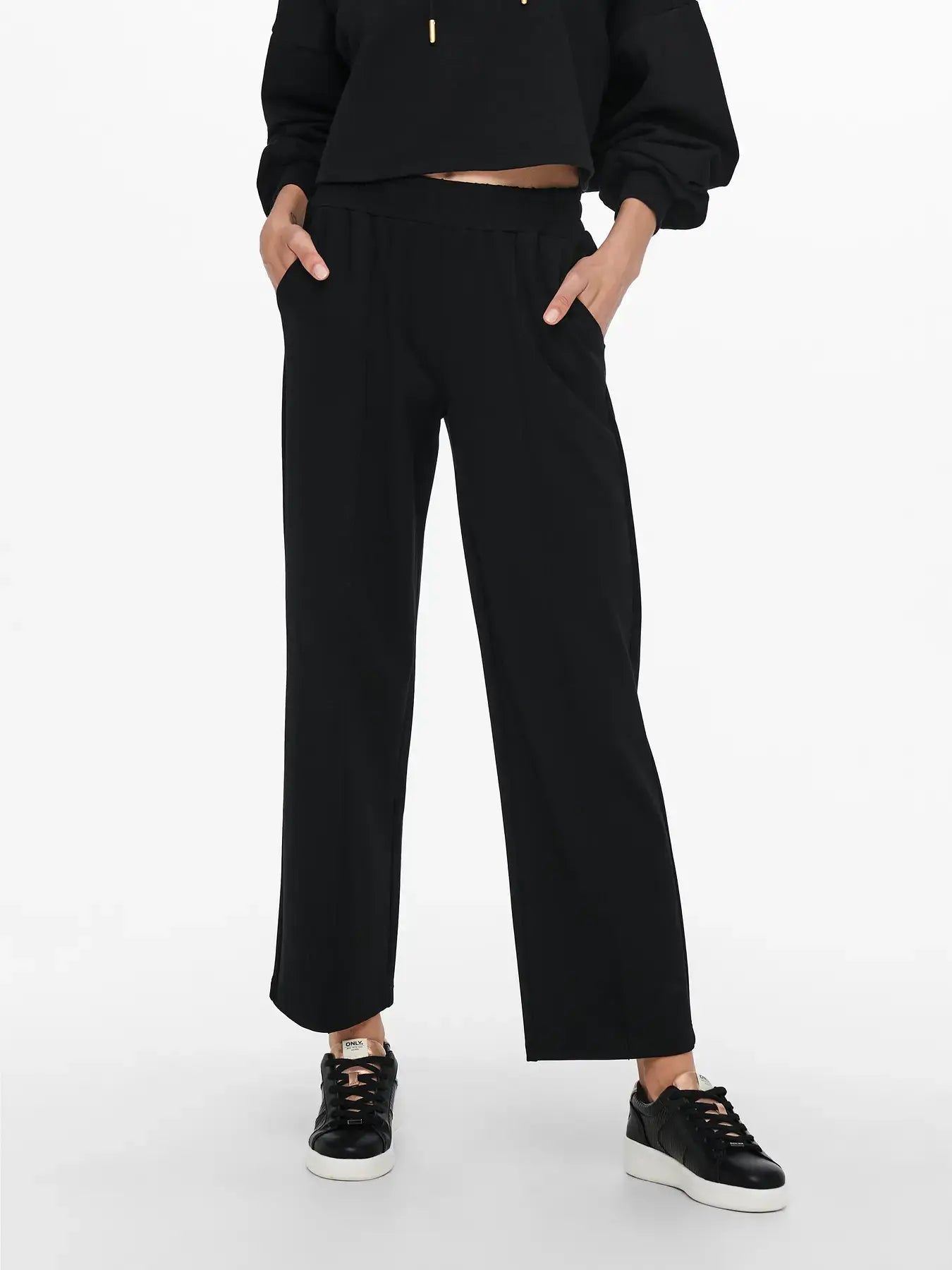Only Dames Broek POPTRASH-SUKI,Zwart