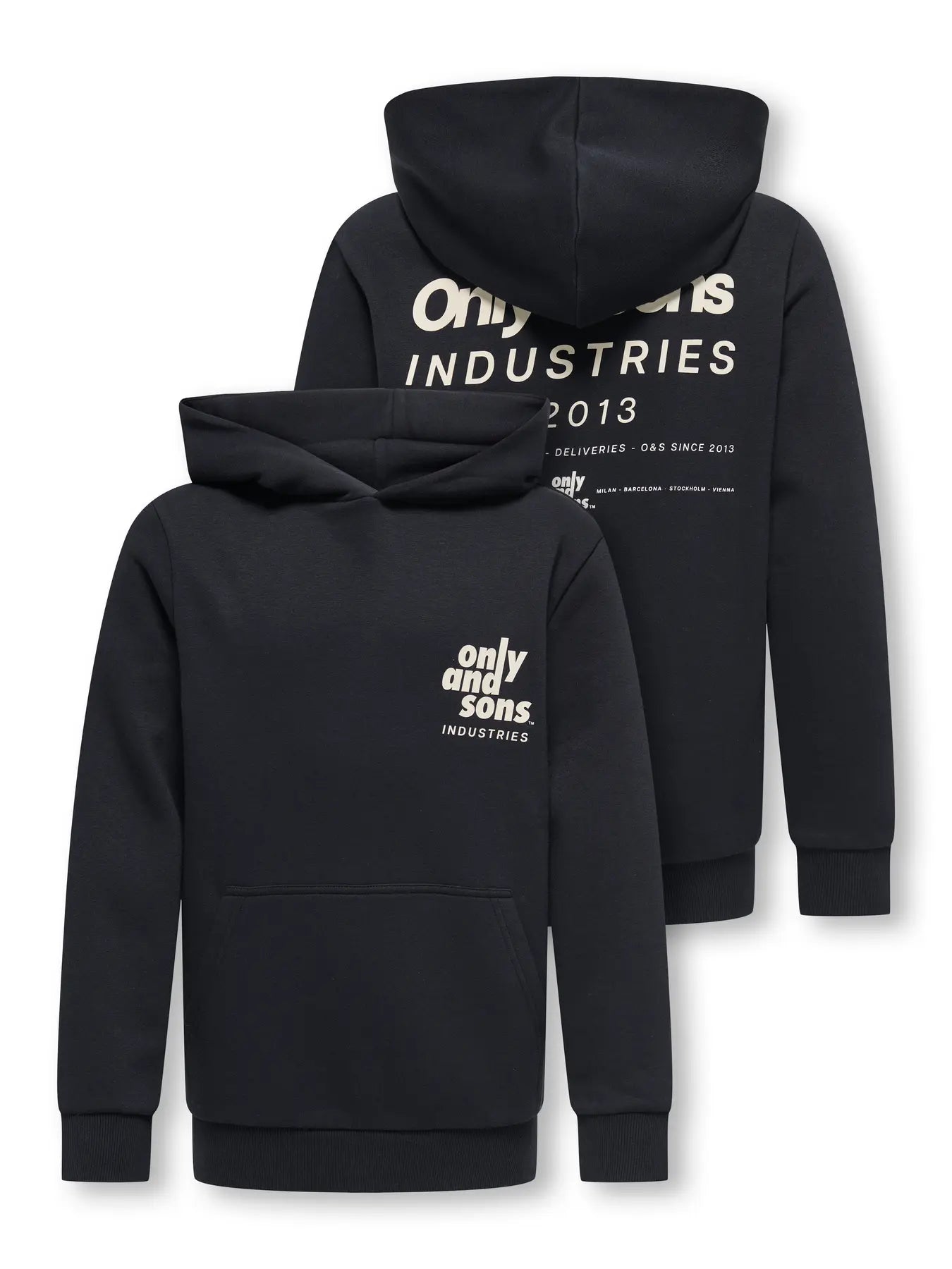 Kids Only & Son Hoodie, HUDSON, Black INDUSTRIES CD.