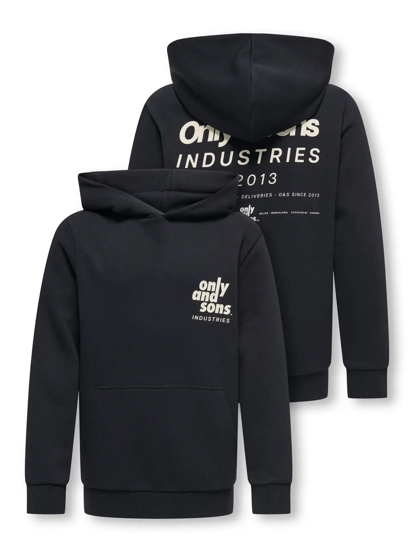 Kids Only & Son Hoodie, HUDSON, Black INDUSTRIES CD.