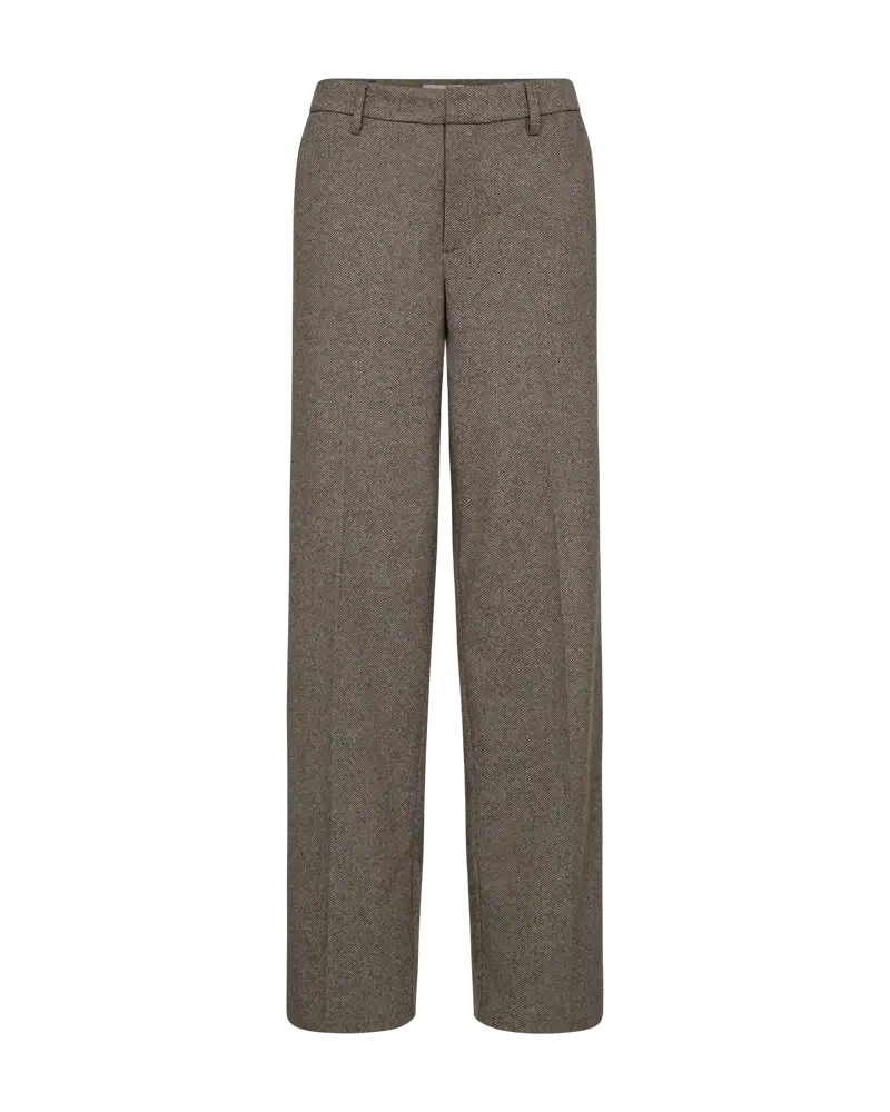 Freequent Broek SILLEN Visgraatpatroon Lichtgrijs
