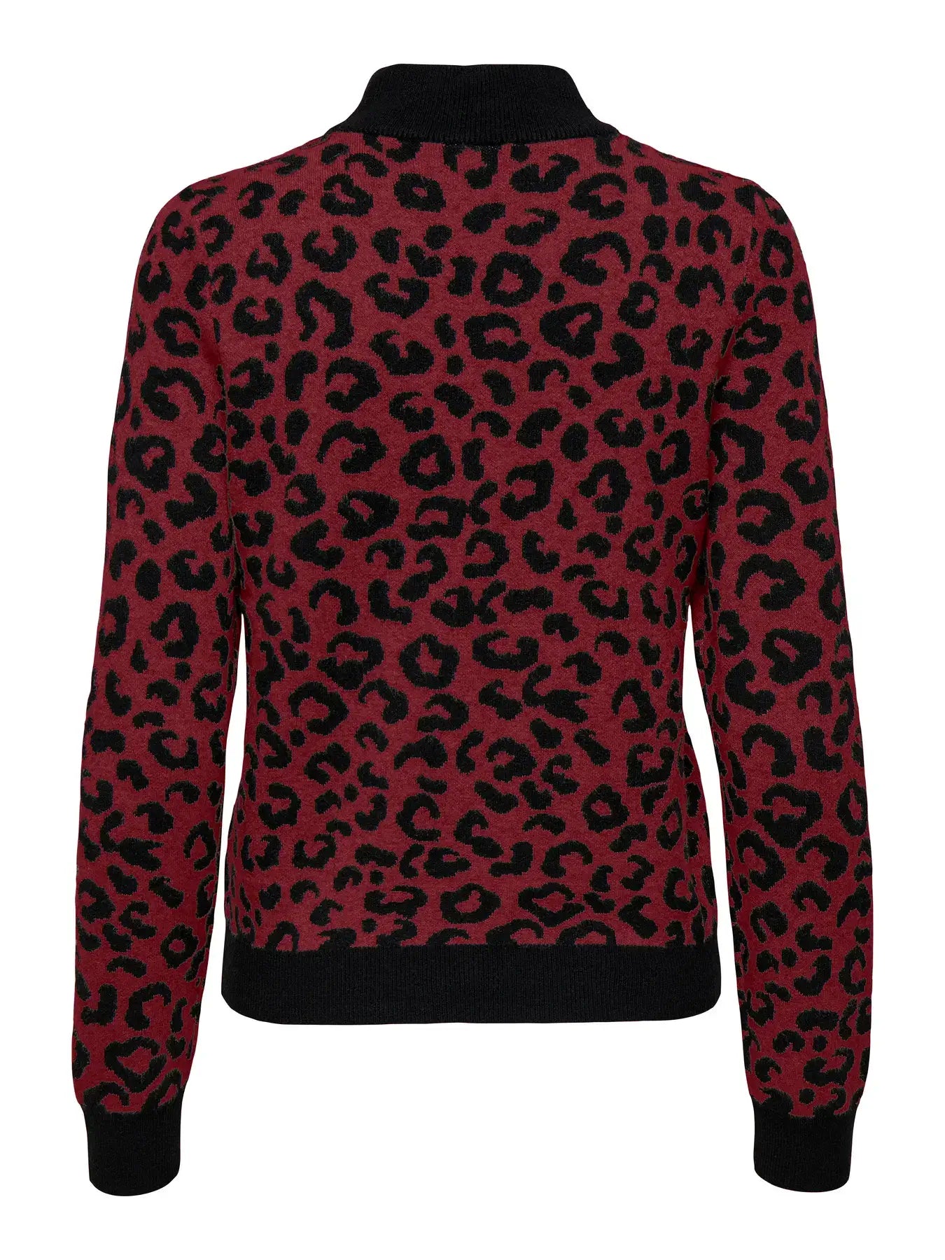 Only Sweater, IBI, High Neck, Cabernet