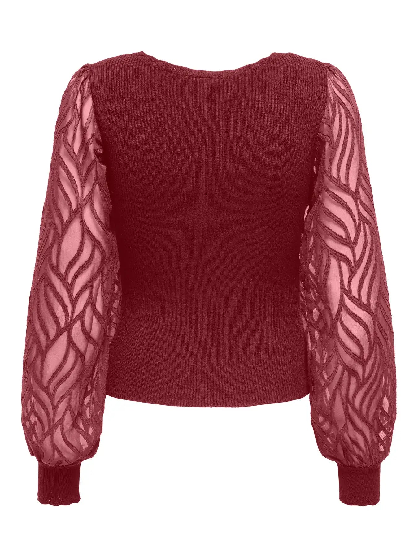 Only Pullover, JULIE RIB Mix, Cabernet Dtm Lace