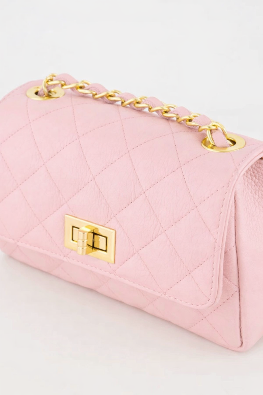 Tas AUDREY, Classic Grain, Roze