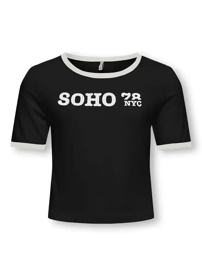 Kids Only Girls Shirt,NINA, Black