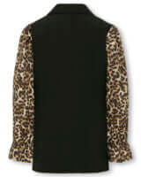 Kids Only Girls, Oversize Blazer KIRA, Leo, Black/Leo Sleeve