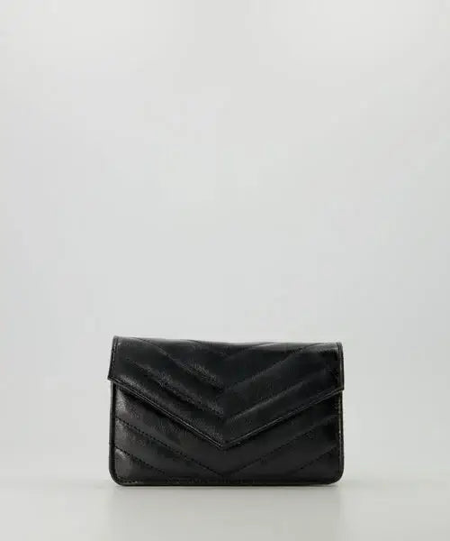 Handtas Clutch LAURIE, Metallic Zwart