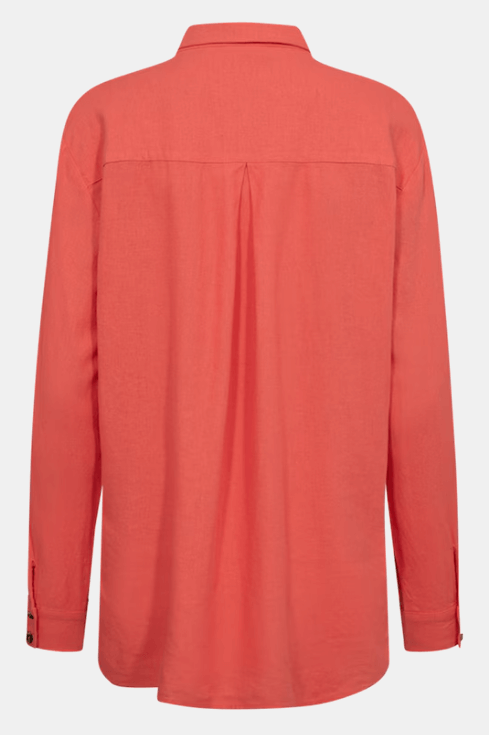 Freequent Blouse LAVA Hot Coral