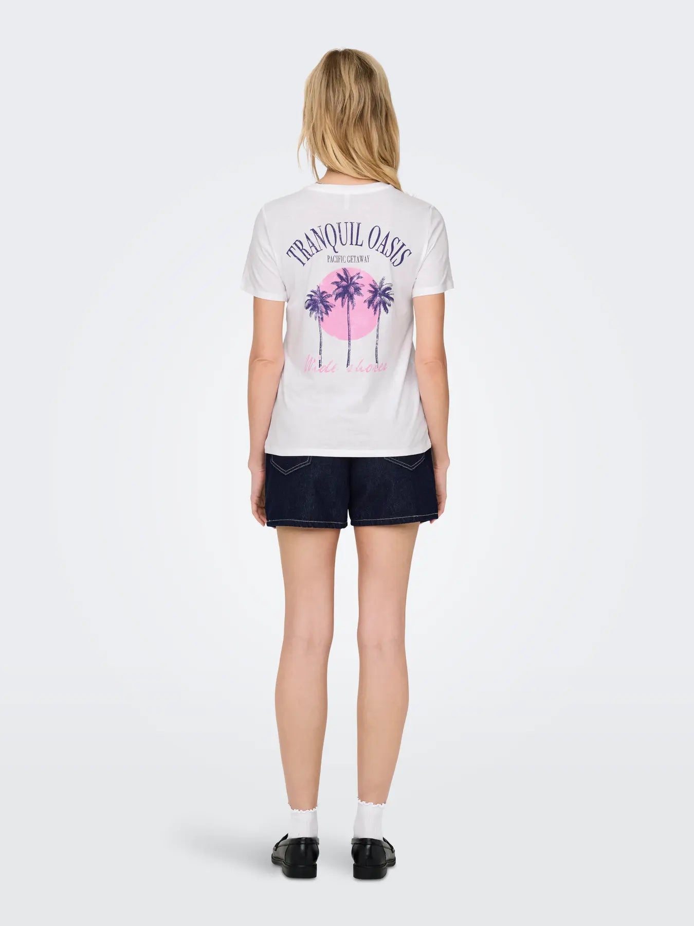 Nur Damen-Tops-Shirts FLEUR, Schwarz