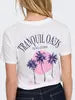 Nur Damen-Tops-Shirts FLEUR, Schwarz