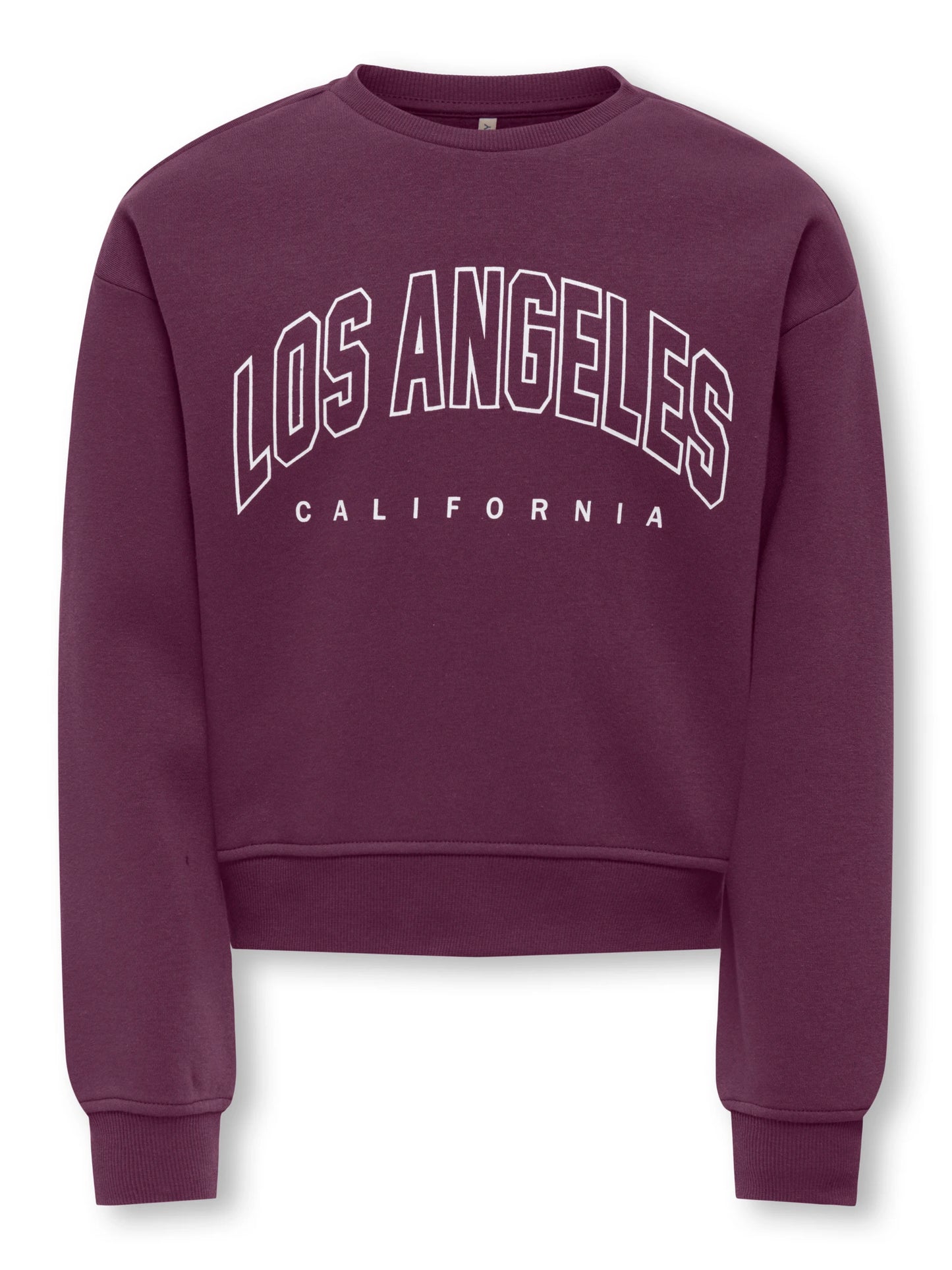 Kids Only Girls, Sweater CREW, Mauve Wine Los Angeles - California