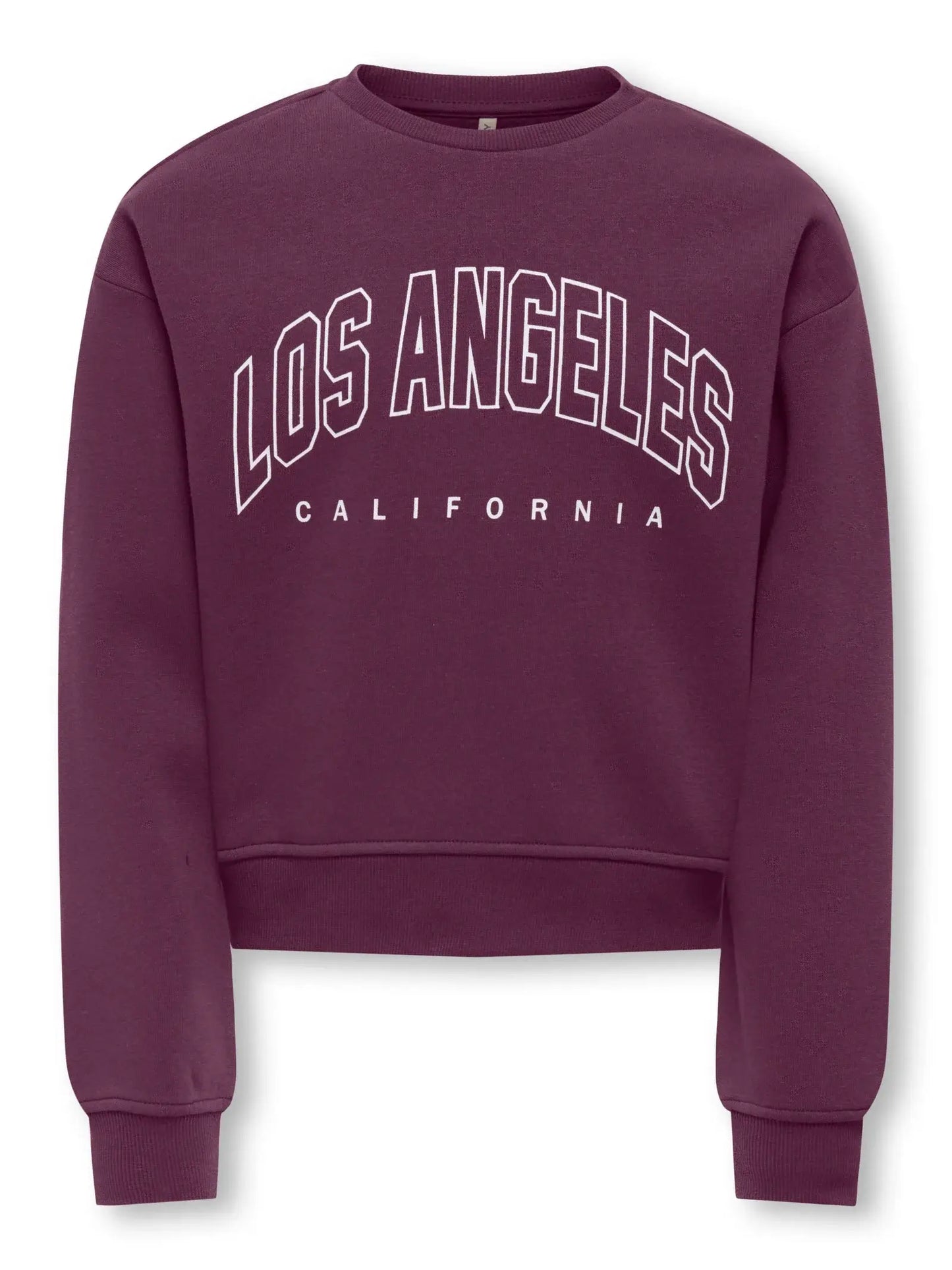 Kids Only Girls, Sweater CREW, Mauve Wine Los Angeles - California