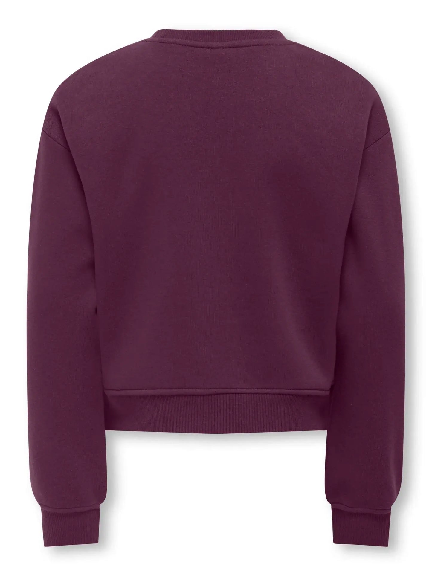 Kids Only Girls, Sweater CREW, Mauve Wine Los Angeles - California