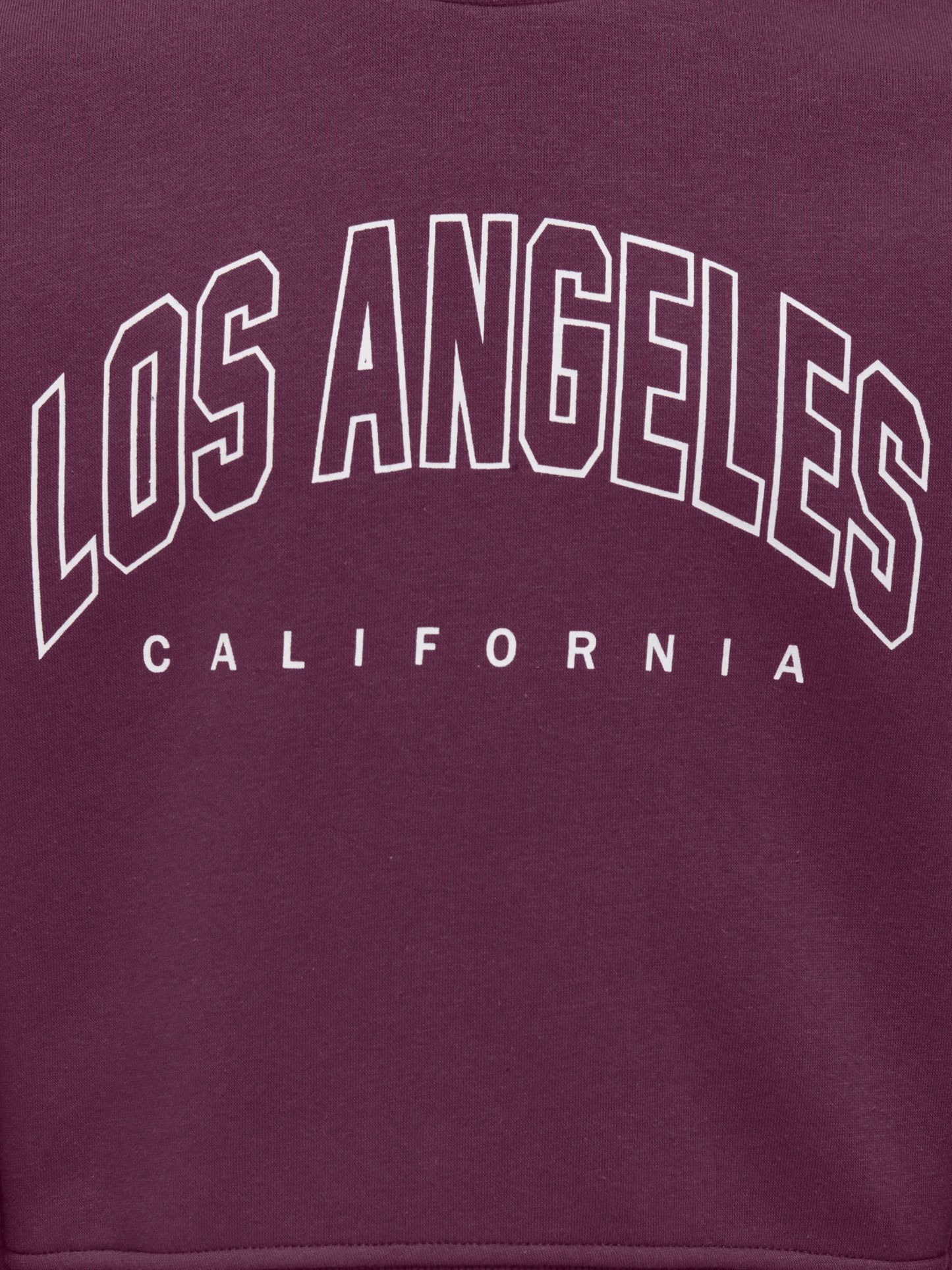 Kids Only Girls, Sweater CREW, Mauve Wine Los Angeles - California