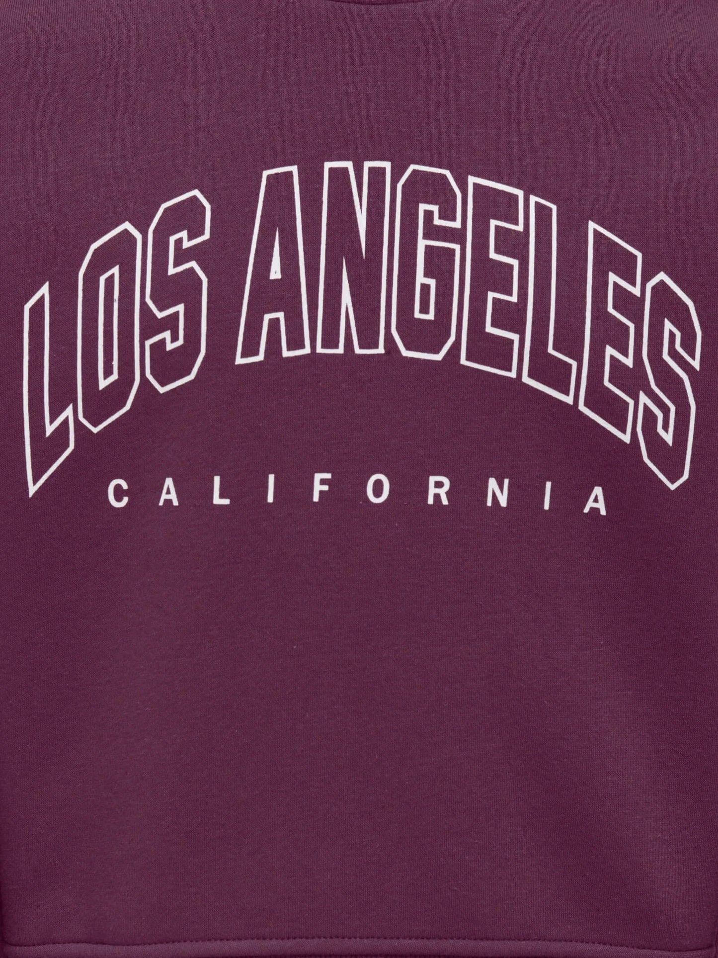 Kids Only Girls, Sweater CREW, Mauve Wine Los Angeles - California