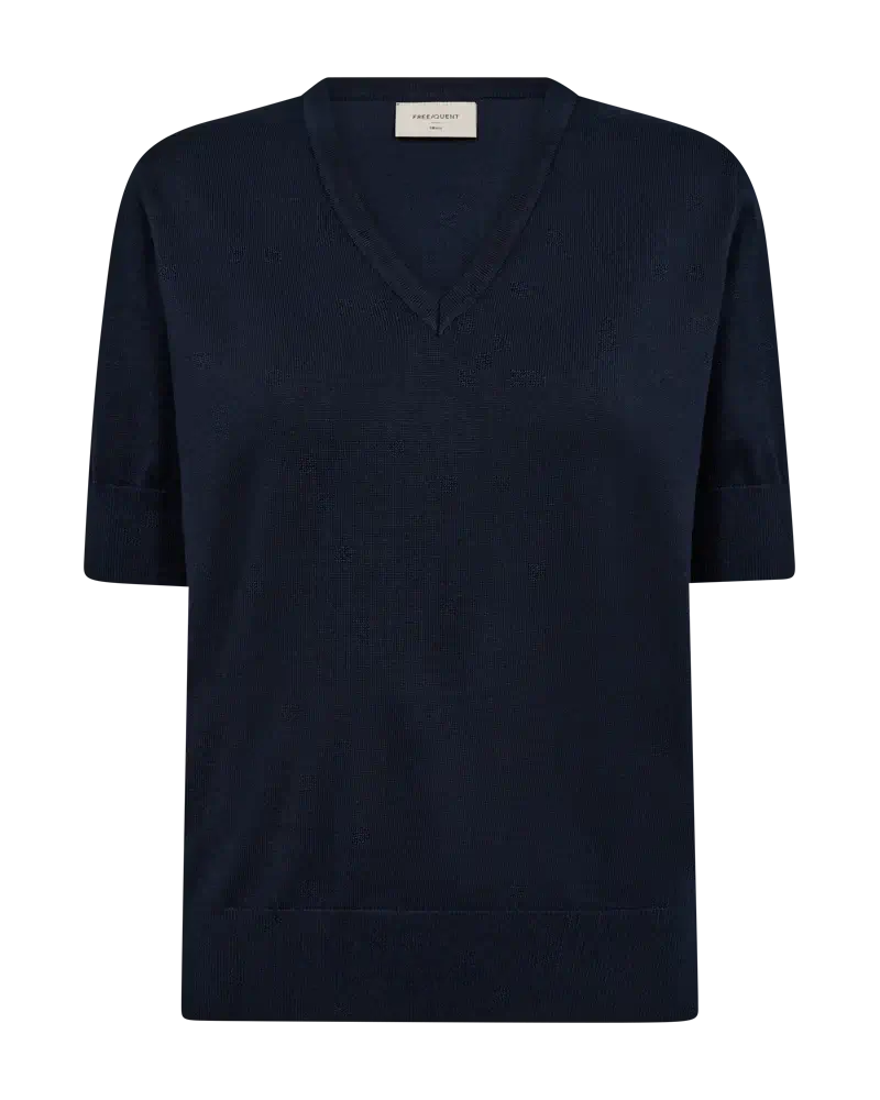 Freequent Pullover short sleeves, KATIE, Navy