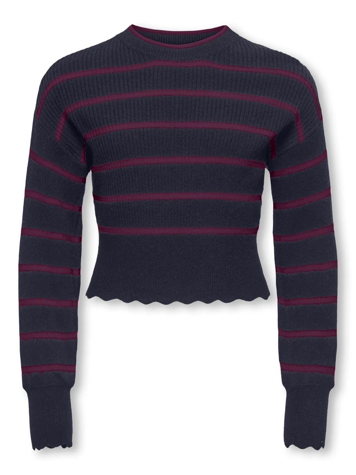 Only Girls Pullover, IBI, Night Sky Mauve Wine