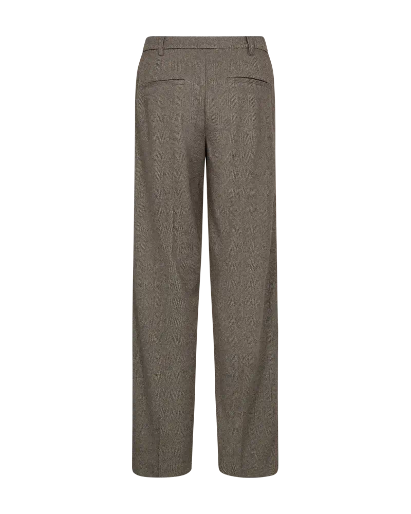 Freequent Broek SILLEN Visgraatpatroon Lichtgrijs