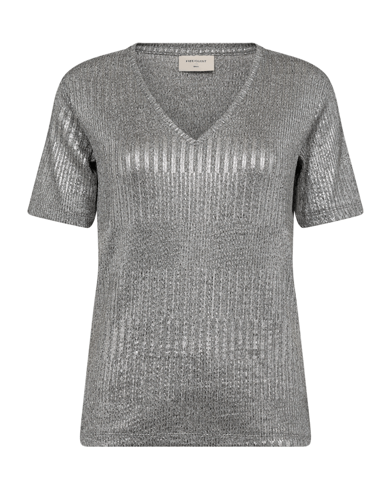 Freequent Shirt MATTER-Tee Zilver