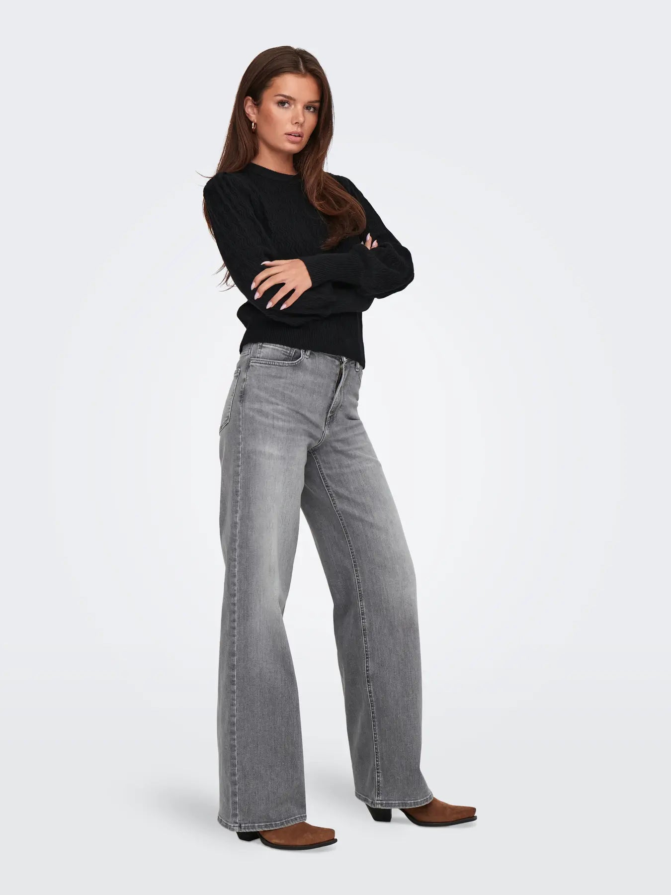 Only Dames Jeans MADISON Blush, Light Grey Denim
