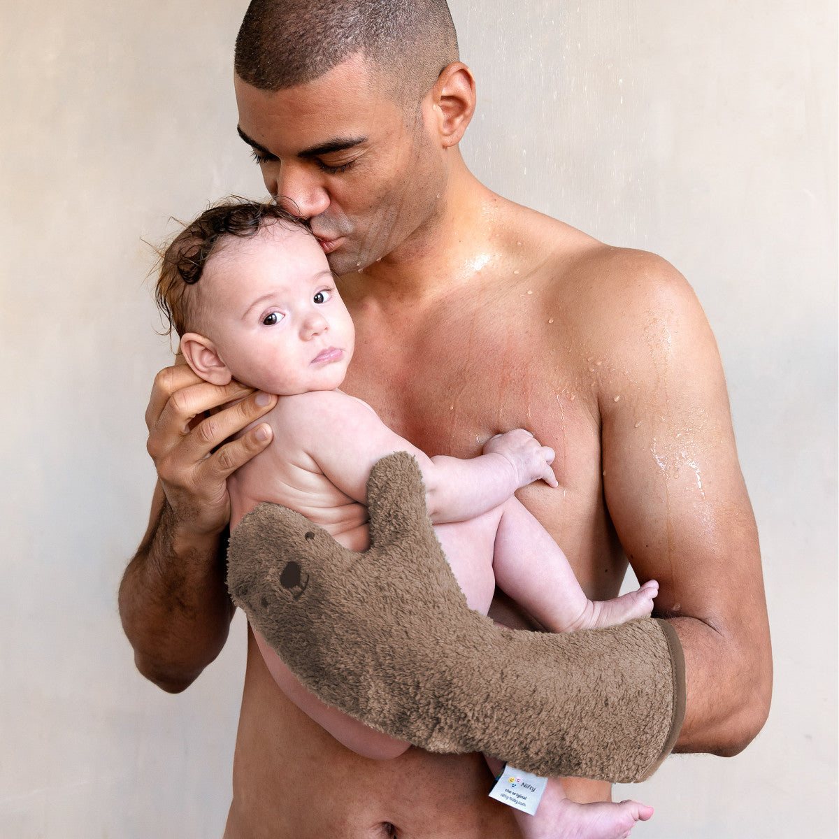 Nifty Babyparty-Handschuh, Oliv