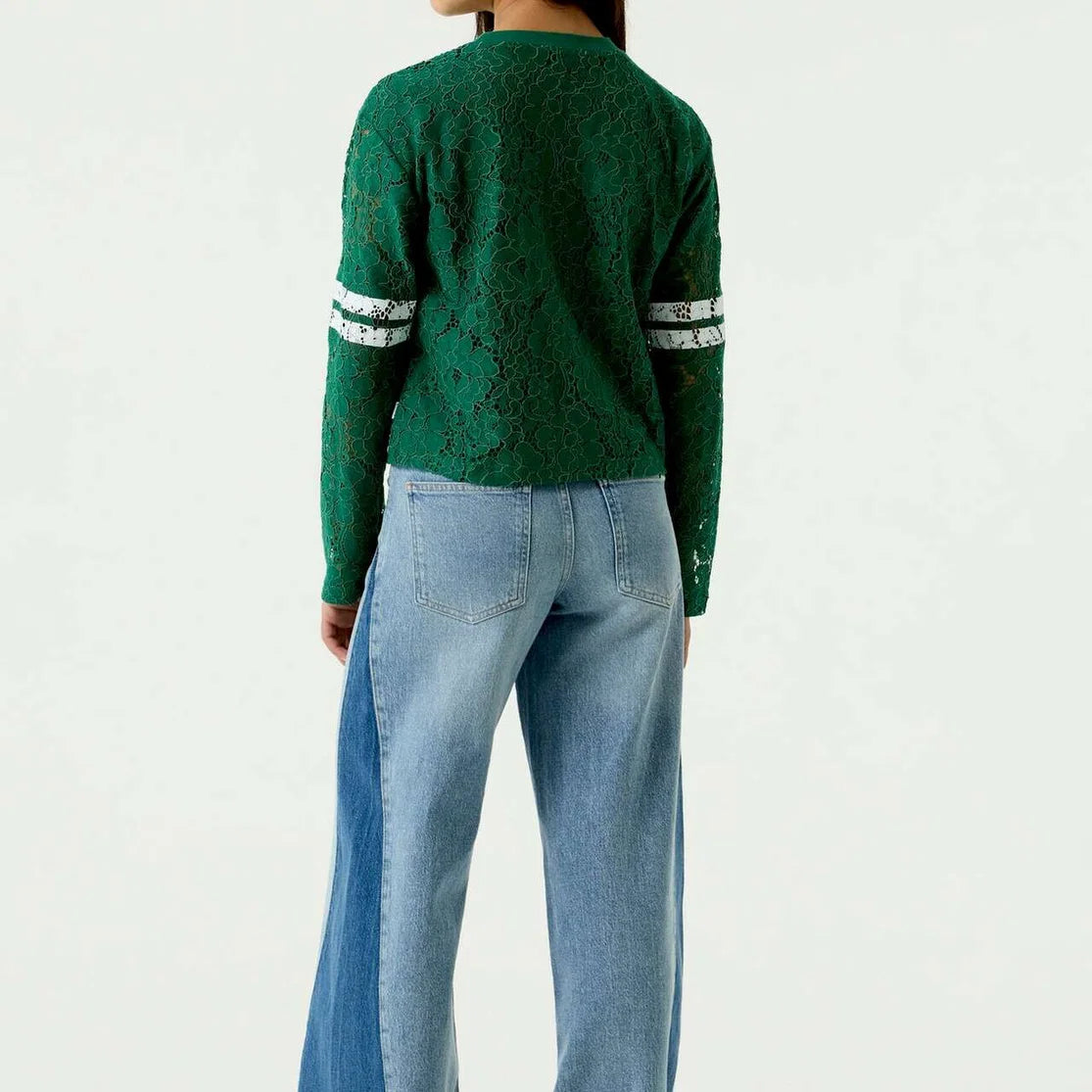 Garcia Girls Mesh Longsleeve, Forest Leaf
