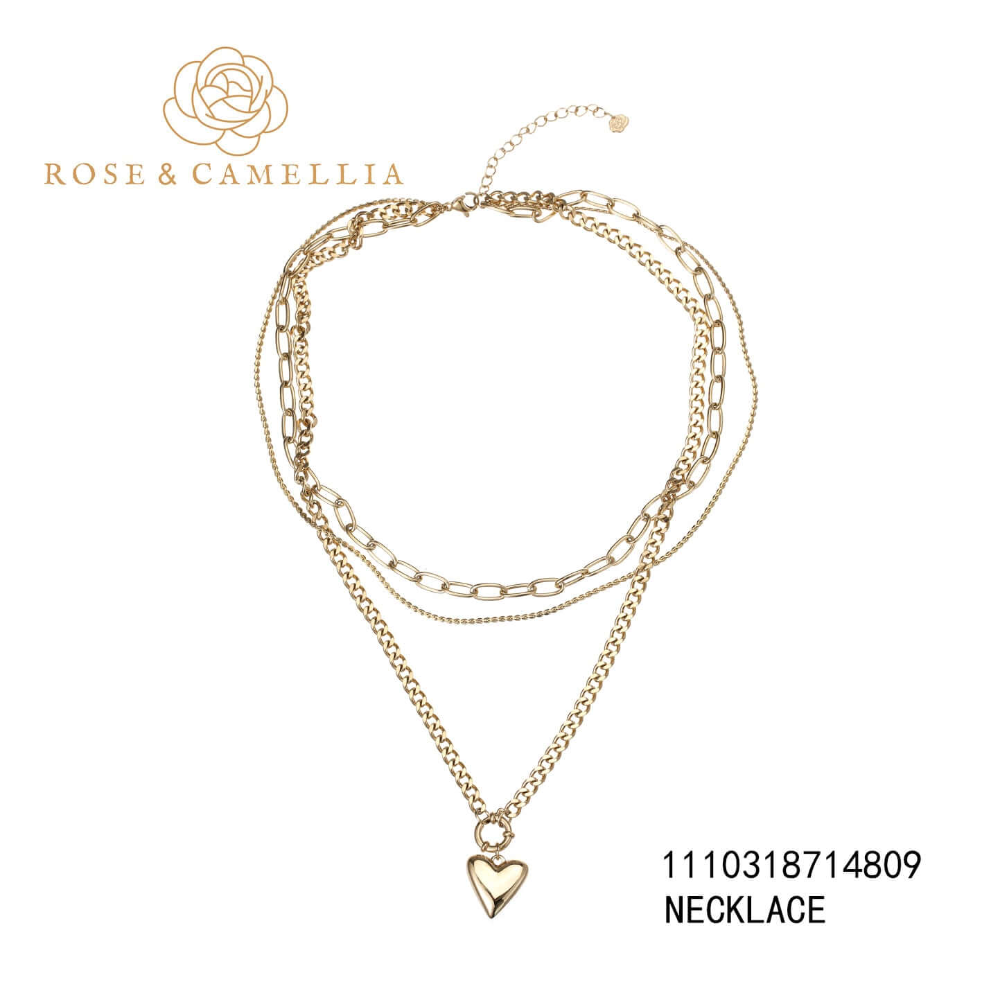 Sieraden Rose & Camellia Halsketting