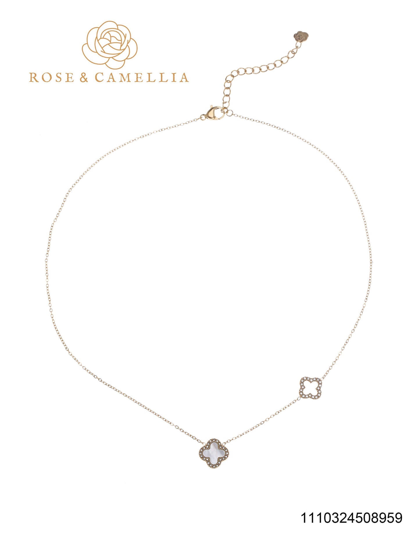 Schmuck  Rose & Camellia Halskette 