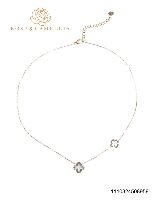 Sieraden Rose & Camellia Halsketting Goud, Fantasy Collectie