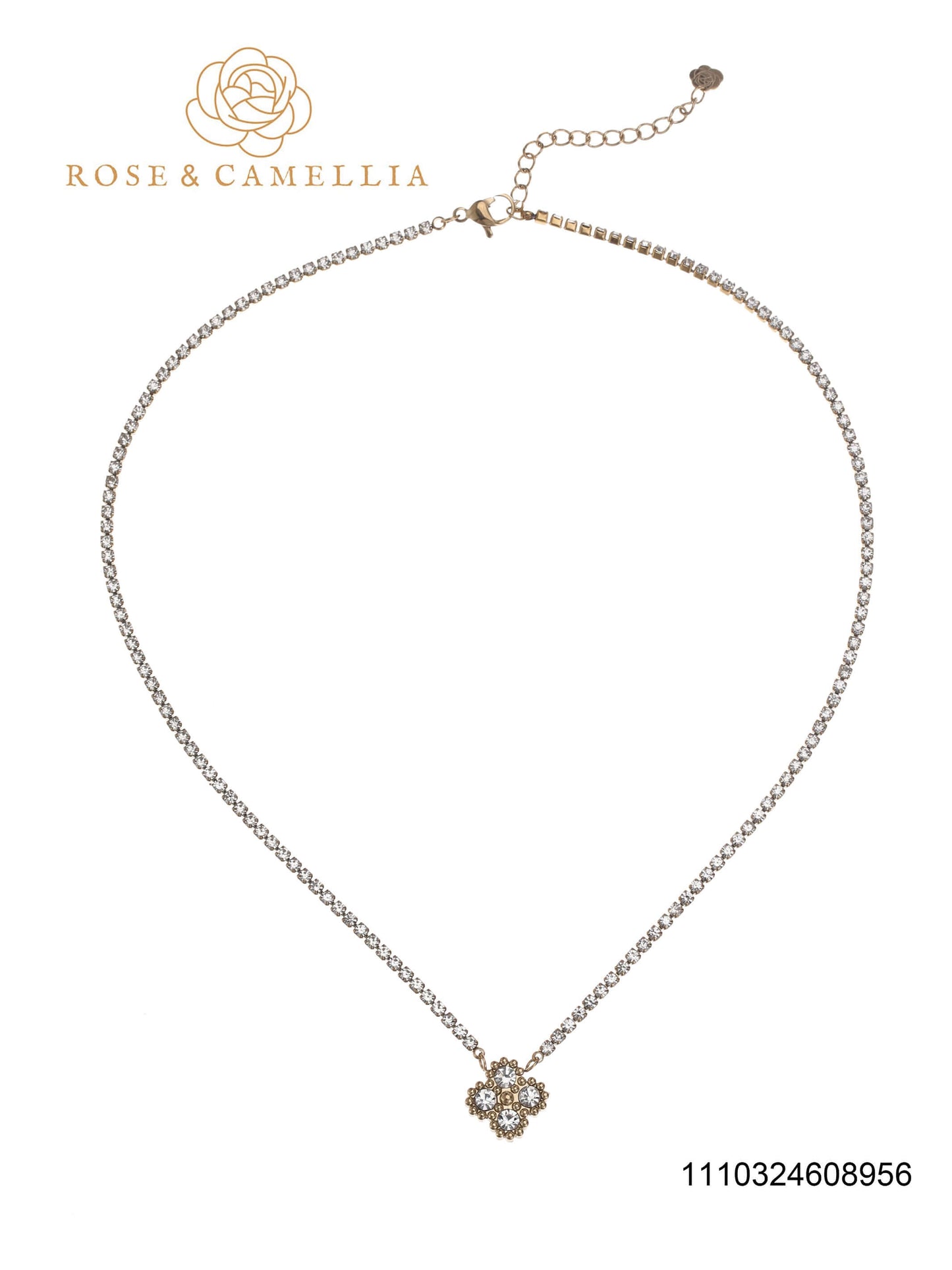 Sieraden Rose & Camellia Halsketting Goud, Fantasy Collectie