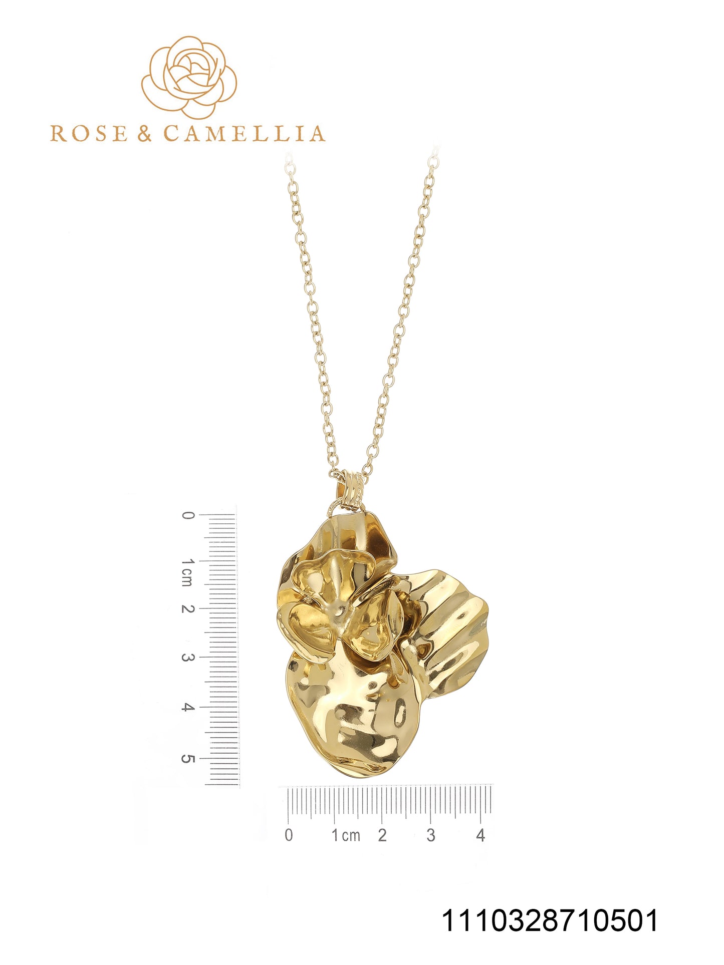 Sieraden Rose & Camellia Ketting, goud, BLOEM