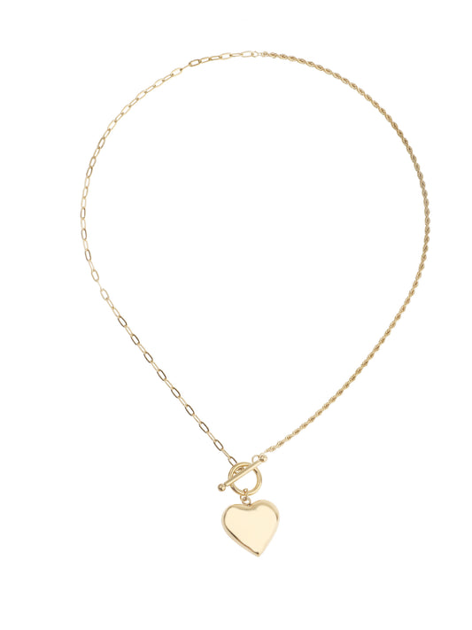 Sieraden Rose & Camellia Ketting, goud, HART